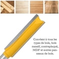 thumbnail image 2 of 3pcs 8mm Flush Trim Router Bits Extra Long Carbide Router Bits Woodworking Milling Cutter Woodworking Tool Cutter Blade 50mm 63mm 76mm, 2 of 2