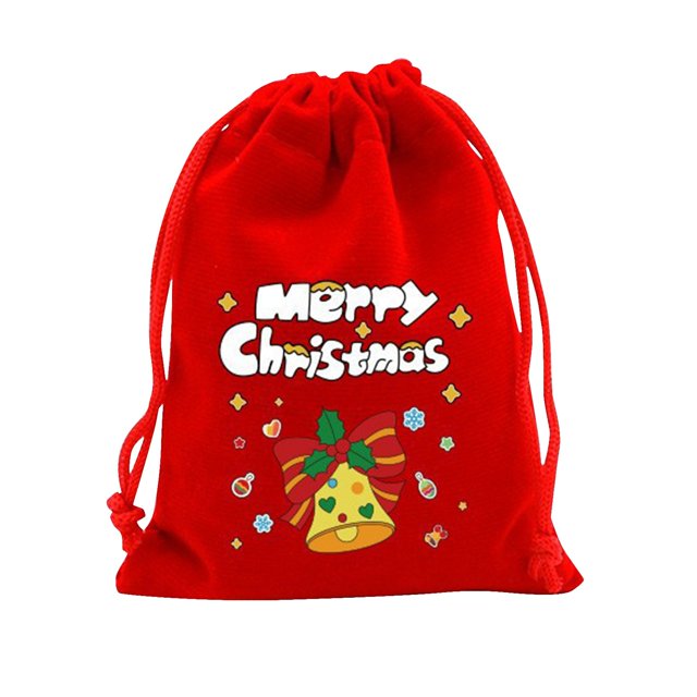 Dsscvnef Christmas Bag Red Velvet Drawstring Bag Christmas Packaging Bag Jewelry Bag Christmas Snack Bag Drawstring Bag Cool Christmas Ornament Christmas Ornament Daughter
