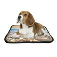 thumbnail image 2 of PKQWTM Sunset Skyline Landscape Florence Cityscape Pet Dog Cat Bed Pee Pads Mat Cushion Potty Dogsblankets Crate Bed Kennel 20x24 inch, 2 of 3