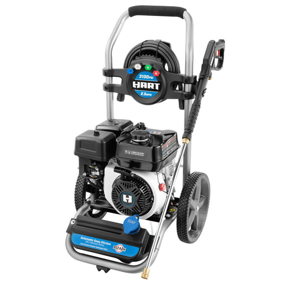 HART 3100 PSI 2.5 GPM 212cc 4-Cycle OHV Gas Powered Cold Water Pressure Washer