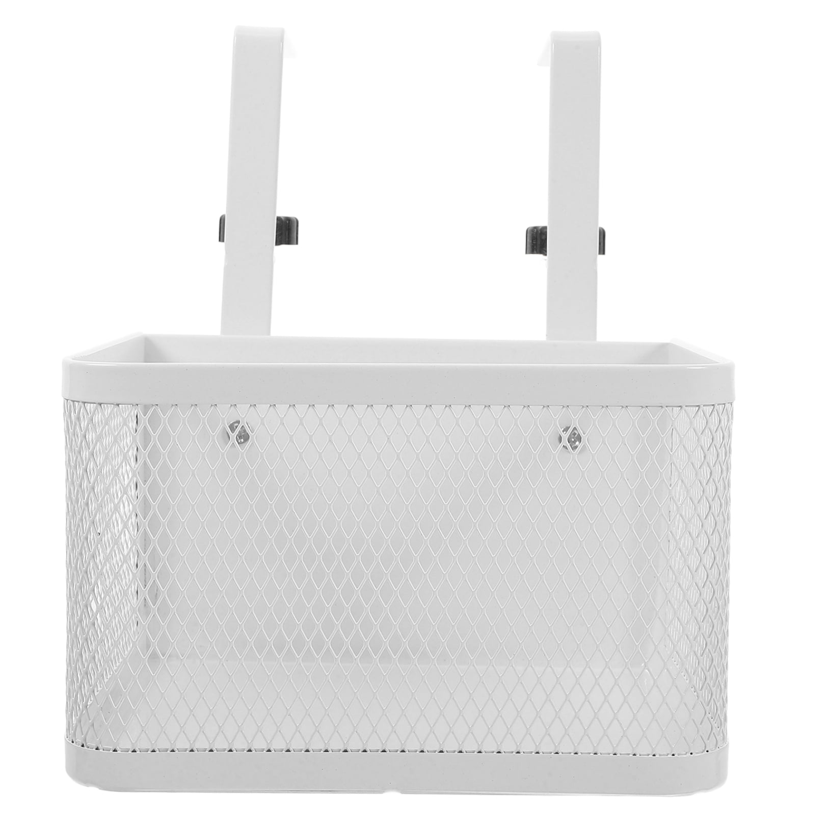 DINHEAROM hanging desk organizer Desk Organizer Basket Metal Mesh Office Use 1Set