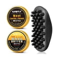 thumbnail image 1 of wonima11 Wave Pomade Hair Twist Sponge Brush Twist Styler for Black Men, Washable Afro Curl Sponge Racket for Barbers & Daily Use, Ideal for Curly, Rubber Large Tooth Brush Hair Pomade Styling Set, 1 of 1