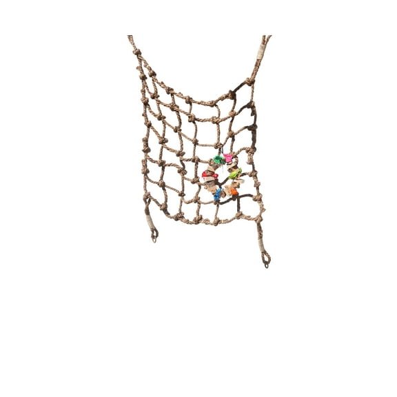 Parrot Rope Climbing Net 3x3ft Medium
