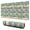 Colorful Dinosaurs Stripe, variant on Long Mouse Pads for Desk,Colorful Dinosaurs Stripe Pattern Desk Mats on Top Of Desks, Desk Mouse Pad Extra Large with 3mm Non-Slip Base and Stitched Edge for Gaming,Office,Work,Home 31.5"x11.8"