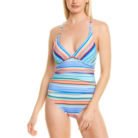 La Blanca Halter Crossback Mio One-Piece Swimsuit, Women's