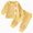 G264-Yellow, variant on HFHAPW Toddler Kids Girl Fall Clothes Graphic Long Sleeve Sweatshirt Shirt and Pants Set 2Pcs Outfits for Girls,6-12 M