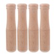 thumbnail image 1 of 4pcs Wooden Pestle Handheld Garlic Crusher Ginger Grater Multi-Use Kitchen Grinding Tool Wooden Grinding Rods Food Mashing Rods, 1 of 9
