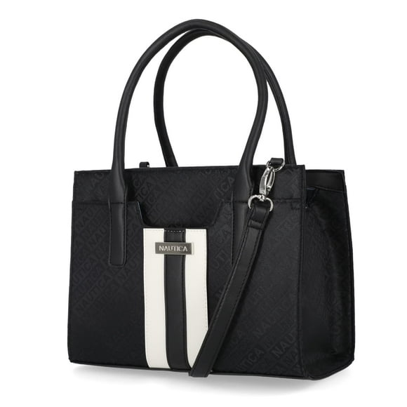 Bolso Nautica Sandy Jr. Bolso Top Handel en jacquard negro