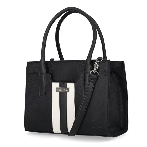 Bolso Nautica Sandy Jr. Bolso Top Handel en jacquard negro
