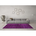 thumbnail image 3 of Ahgly Company Indoor Rectangle Abstract Purple Modern Area Rugs, 6' x 9', 3 of 4