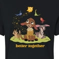 thumbnail image 3 of Disney Wish - Better Together Valentino - Juniors Cropped Cotton Blend T-Shirt, 3 of 5