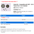 thumbnail image 2 of Clutch Kit - Compatible with 2007 - 2014 Toyota Yaris 1.5L 4-Cylinder 2008 2009 2010 2011 2012 2013, 2 of 2