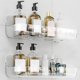 thumbnail image 1 of organizador de baño, Organizador Regadera Para Baño 2 Piezas: Organizador de Ducha de Esquina Autoadhesivo sin Taladro, Estante de Almacenamiento para Baño Cocina, 1 of 4