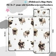 thumbnail image 5 of Pug and Footprint Toddler Nap Mats for Kids Preschool,Sleeping Mat Bag or Kids,Toddler Sleeping Bag,Toddler Nap Mat or Daycare, 5 of 6