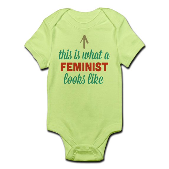 CafePress - Feminist Looks Like Infant Bodysuit - Baby Light Bodysuit