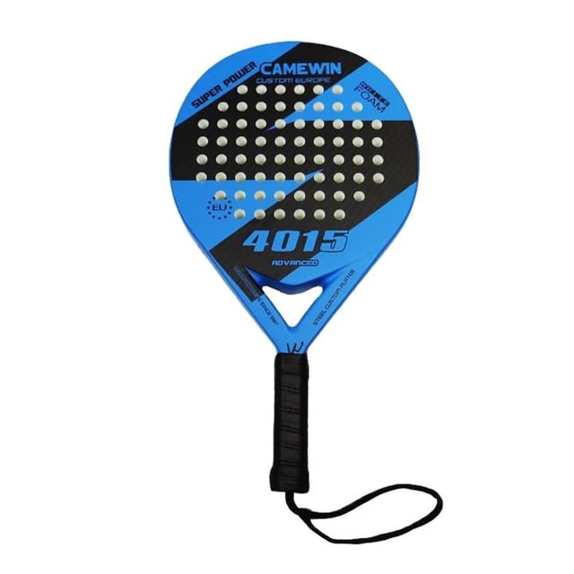 Raqueta de pádel de de pya, superficie , fibra de carbono, grosor de superficie: 38 mm, raqueta de pádel portátil ligera para Azul Sunnimix Raqueta de tenis de playa