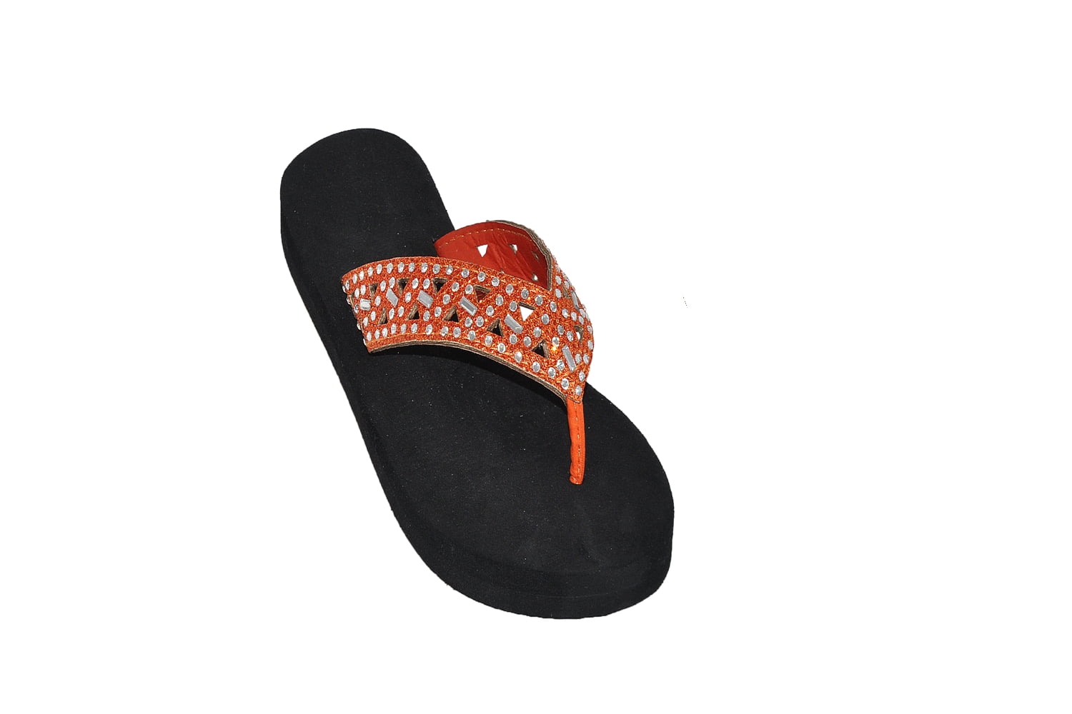 jewel flip flop sandals