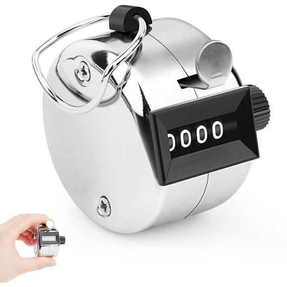 Queilt Digit Clicker Counter, Manual Counters, Click Counter, Manual People Counter, Tally Counter, People Counter, Golf, Mechanical Clicker for Mechanical Manual Counter
