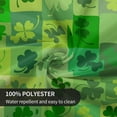 thumbnail image 6 of St Patricks Day Tablecloth Shamrock Spring St Patrick''s Day Tablecloth Round 60 Inch Waterproof Green Plaid Table Cloth for Dining Room Kitchen Table Party Indoor Outdoor St Patricks Decoration, 6 of 6