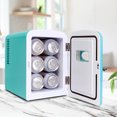 thumbnail image 3 of Koolatron Mini-Frigo Rétro Portable 4 L 12 V C.c. 110 V Refroidisseur 6 Canettes Aqua, 3 of 8