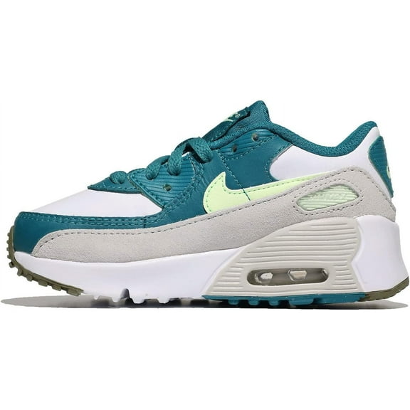 Toddler's Nike Air Max 90 LTR White/Barely Volt  (CD6868 124) - 4
