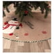 thumbnail image 5 of Wosthever de árbol de Navidad tela delantal inferior diámetro 108cm Santa Claus muñeco de nieve bordado Base cubierta vacaciones compras Kits de decoración para fiestas Papá Noel, 5 of 6