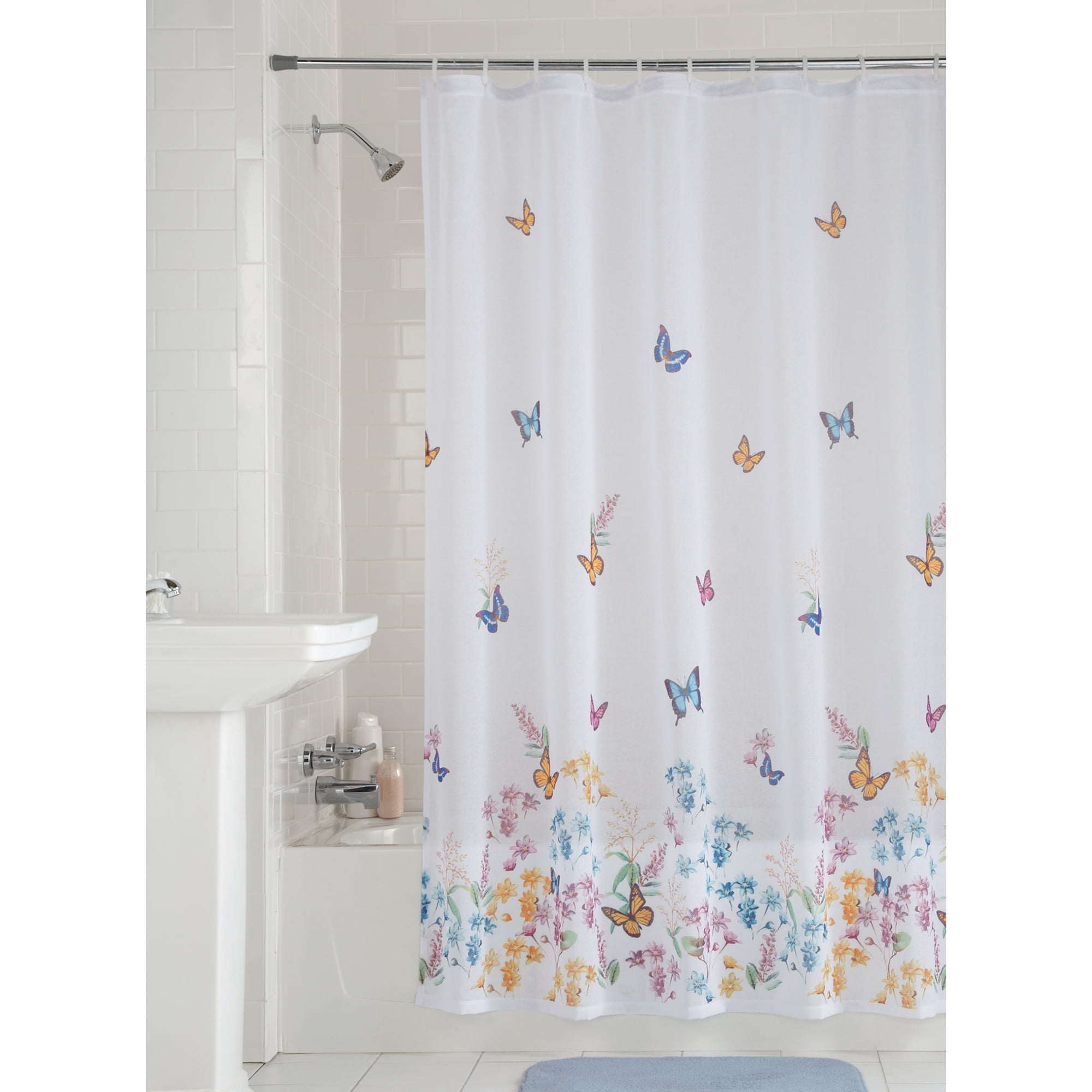 butterfly shower curtain