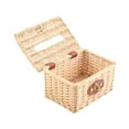 thumbnail image 2 of Caja dispensadora de pañuelos rectangular con tapa abatible y soporte para pañuelos faciales 21CMX15CMX11CM, 2 of 9