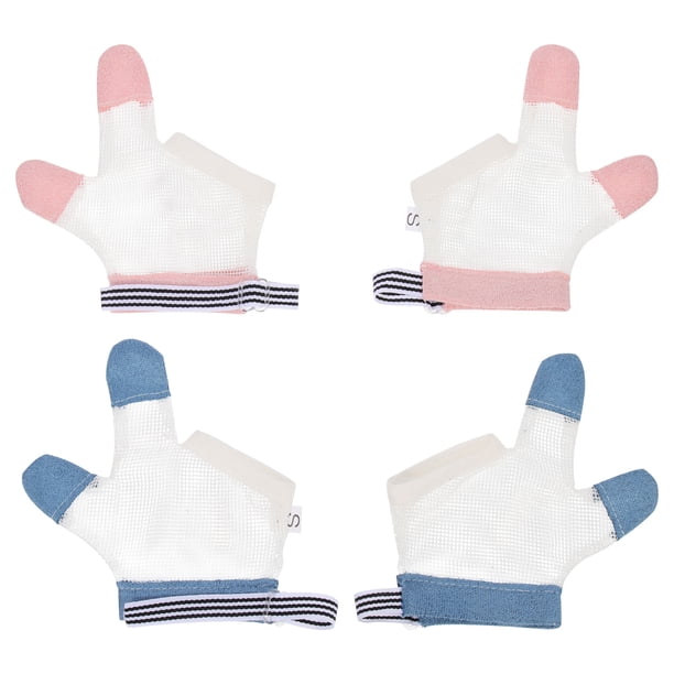 2 pares de guantes de parada de chupas de dedos mordiendo los guantes de la protección para el guardia para el hogar al aire libre