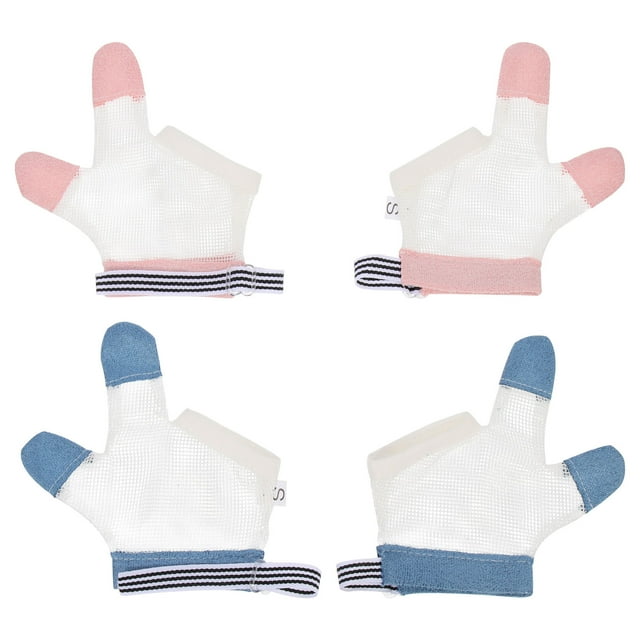 2 pares de guantes de parada de chupas de dedos mordiendo los guantes de la protección para el guardia para el hogar al aire libre