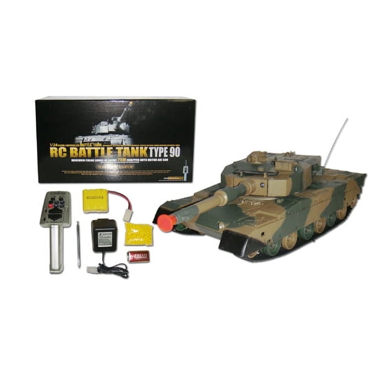 RC BATTLE TANK TYPE 90 1/24スケール 1/24 DEFENSE FORCE TYPE 90 Radio Remote-Control R/C Airsoft Battle