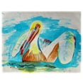 thumbnail image 1 of Betsy Drake PM715 Pélican en Teal Ensemble de 4 Napperons, 1 of 1