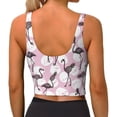 thumbnail image 2 of Yiaed Pineapple Flamingo Print Ladies Waistcoat Women Sports Vest Vest Sports Women Sports Top Yoga Vest for women-XX-Large, 2 of 8