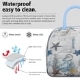 thumbnail image 3 of Lunch Bag Lunch Box for Women Reusable Insulated Lunch Bags,Water-Resistant Sea Shell Starfish Pattern Cooler Lunch Tote Bag, Large Capacity for Work Travel Picnic, 3 of 6