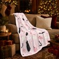 thumbnail image 3 of Kawaii Halloween Cats Pumpkins Ghosts Pastel, Playful Festive Scene, Warm Flannel Blanket for Living Room and Bedroom, Cat Lovers Halloween Gift, Festive Home Decor, 3 of 9