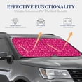 thumbnail image 4 of Balery Breast Cancer Awareness6 Parasol para parabrisas de coche de 2 piezas | Parasol plegable para parabrisas delantero de coche para la mayoría de sedanes-Small, 4 of 6