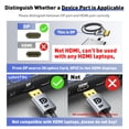 thumbnail image 2 of Adaptador DisplayPort a HDMI dual UANTIN 4K 60 Hz para monitores, 2 of 7