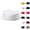07# White, variant on Wool Stewardess Air Hostesses Pillbox Hat Millinery Teardrop Fascinator Base Coffee One Size
