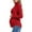 Red, variant on Fnooota Maternity Long Sleeve Tops, Slim Fit Pleated Casual Turtleneck Pregnancy Thermal Undershirts Gray Size S-3XL