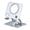 D10, variant on Angles Height Adjustable Tablets Stand Foldable Metal Holder 360 Rotate for 4-12.9inch Devices Ergonomic and Study
