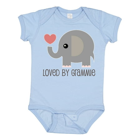

Inktastic Loved by Grammie Gift Baby Boy or Baby Girl Bodysuit