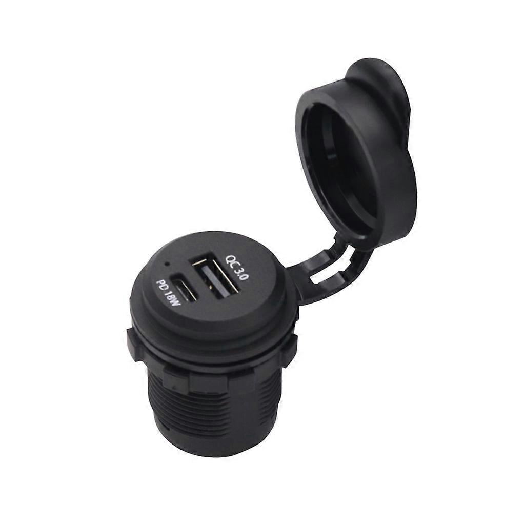 USB C Car Charger 18W PD & QC 3.0 Fast USB Car Charger Car Adapter compatible Phones_Perfect Gift