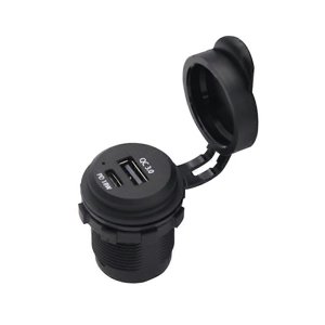 USB C Chargeur de voiture 18W PD & QC 3.0 Rapide USB Chargeur de voiture Adaptateur de voiture compatible Phones_Perfect Gift