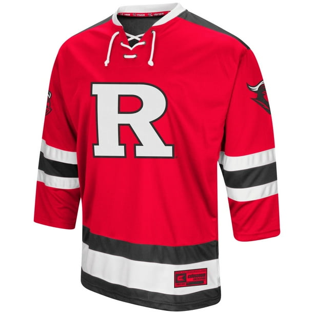 Colosseum Athletics Rutgers Scarlet Knights NCAA "Ice Machine" Men's Hockey Sweater Jersey