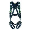 MSA 10150150 Evotech Arc Flash Full-Body Harness with Back Web Loop, Quick-Connect Leg Straps, Shoulder Padding, Super X-Large Size