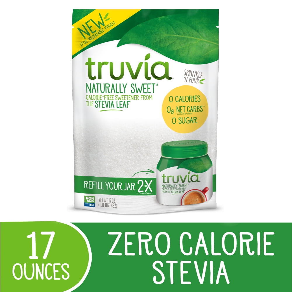 Truvia Naturally Sweet Caloriefree Sweetener from the Stevia Leaf, 17 oz. Spoonable Refill Bag