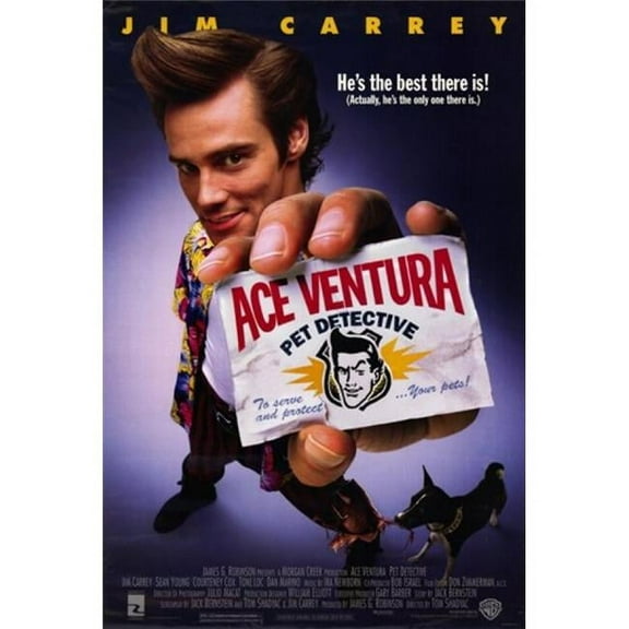 Pop Culture Graphics  Ace Ventura Pet Detective Movie Poster - 11 x 17