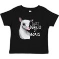 thumbnail image 3 of Inktastic Easily Distracted by Goats Cute Goat Boys or Girls Baby T-Shirt, 3 of 5