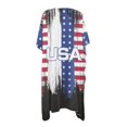 thumbnail image 2 of HELLHERO American Flag Summer Beach Cover Ups Breathable High Quality Fabrics Quick Dry Bathing Suit Cover Up, 2 of 6