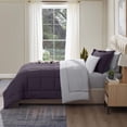 thumbnail image 3 of Virtu Twin XL Comforter Setss, 5 Piece Twin XL Bed in a Bag, Reversible Twin XL Bedding Comforter Set Twin XL with Sheets, Purple, 3 of 8
